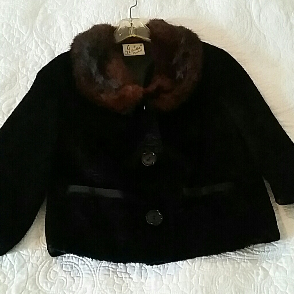 Vintage velveteen brocade jacket